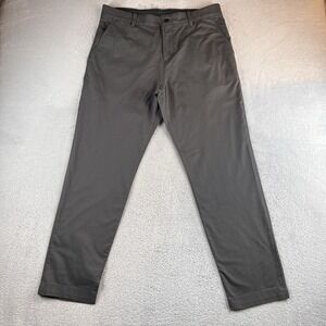 Nike Dri-FIT Slim Fit Golf Chino Pants Mens 35x32 Fits 35x30 Gray Athleisure